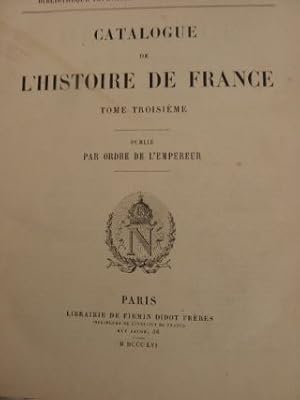 Catalogue de L'Histoire de France