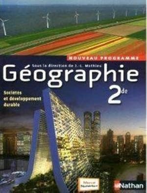 géographie ; 2de ; livre de l'élève ; 2010