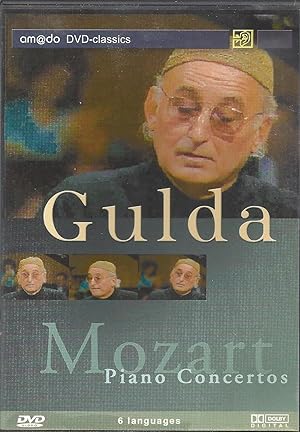 Gulda - Mozart Piano Concertos ; 6 Sprachen - Laufzeit ca. 80 Minuten - DVD