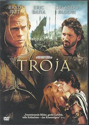 Troja; Darsteller: Brad Pitt, Eric Bana, Orlando Bloom u.a. - - Lauflänge ca. 156 Min. - DVD