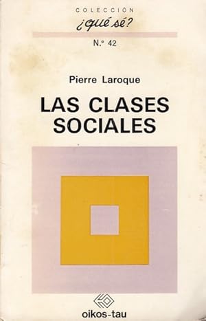 Seller image for LAS CLASES SOCIALES for sale by Librera Vobiscum