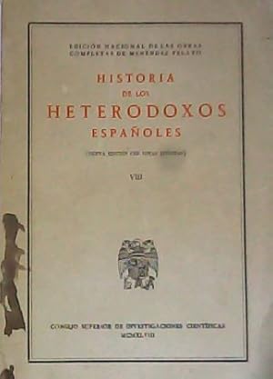 Imagen del vendedor de Obras completas. Historia de los heterodoxos espaoles. Tomo VIII: Apndice II: Espaa antes del cristianismo. Edicin de Enrique Snchez Reyes. (Nueva edicin con notas inditas). a la venta por Librera y Editorial Renacimiento, S.A.