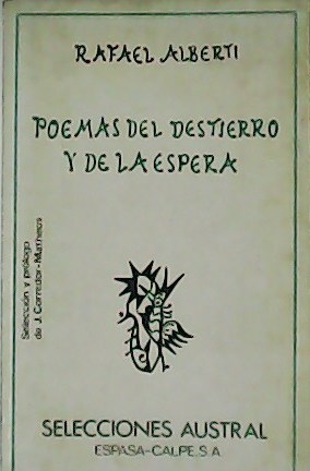 Seller image for Poemas del destierro y de la espera. (Antologa). for sale by Librera y Editorial Renacimiento, S.A.