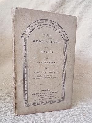 Image du vendeur pour MEDITATIONS AND PRAYERS FOR SICK PERSONS mis en vente par Gage Postal Books