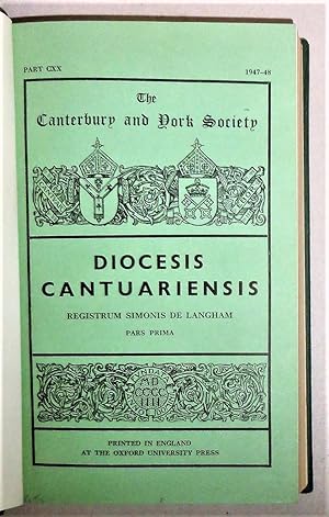 Registrum Simonis De Langham, Cantuariensis Archiepiscopi (Complete) (Diocesis Cantariensis)