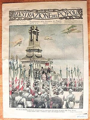 Vintage Print: Duke of Aosta Honouring the Fallen from Battles of Isonzo in WW1