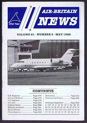 Seller image for Air-Britain News Volume 21 Number 5 May 1992 for sale by Lazy Letters Books