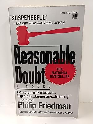 Seller image for Reasonable Doubt for sale by Fleur Fine Books