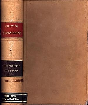 Seller image for Commentaries on American Law (Volume II) for sale by Back of Beyond Books WH