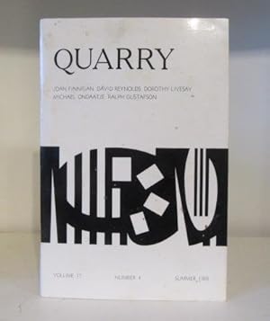 Imagen del vendedor de Quarry : Volume 17, Number 4, Summer 1968 a la venta por BRIMSTONES