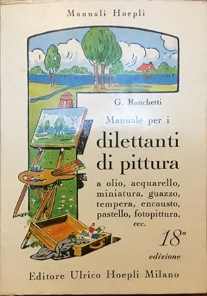 Image du vendeur pour Manuale per i dilettanti di pittura. 18a edizione mis en vente par Libreria Il Morto da Feltre