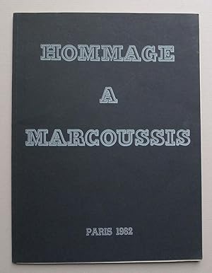Imagen del vendedor de Hommage  Marcoussis. Galerie Kriegel. Paris mai 1962. a la venta por Roe and Moore