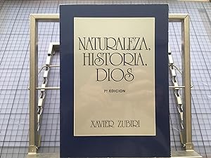 Imagen del vendedor de Naturaleza, historia, dios. a la venta por Nayco Libreria