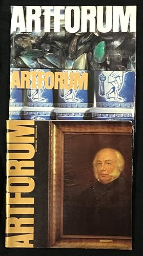 Artforum: 3 odd issues: 1980 May. Vol XVIII No.9, Marcel Broodhaers cover; 1981 Summer (June). Vo...