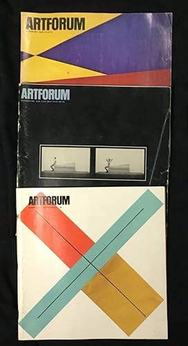 Artforum: 3 odd issues (can split): 1978 October. Vol XVII No.2, David Diao cover; 1980 November....