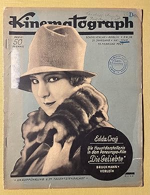 Der Kinematograph: Nr. 1043, 1927. Das älteste Filmfachblatt.