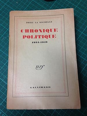 Chronique Politique 1934-1942