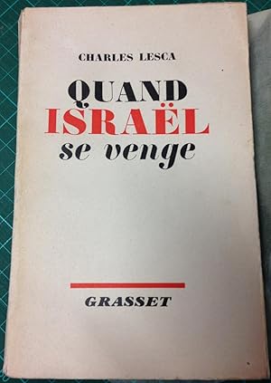 Quand Israel Se Venge