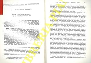 Imagen del vendedor de Piante nuove o interessanti per il territorio di Milano. a la venta por Libreria Piani