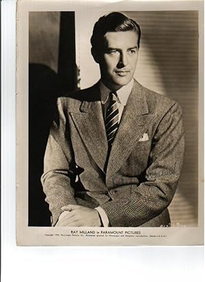 Seller image for PHOTOGRAPH SIGNED BY RAY MILLAND for sale by Tennyson Williams Books and Fine Art