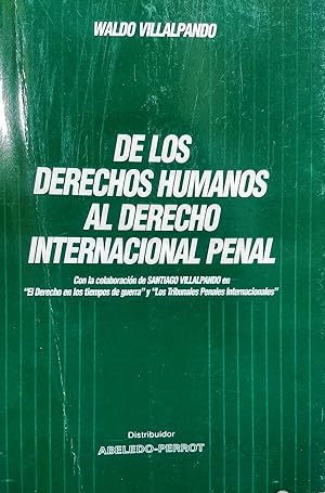 De los Derechos Humanos al Derecho Internacional Penal. Con la colaboración de Santiago Villalpan...