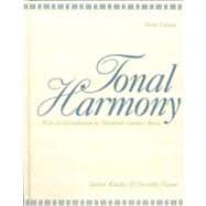 Seller image for Tonal Harmony, with an Introduction to Twentieth-Century Music for sale by eCampus