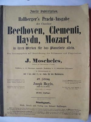 Hallberger's Pracht-Ausgabe der Classiker Beethoven, Clementi, Haydn, Mozart. Neu herausgegeben m...