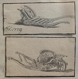 Friedr.Chr.Klass, Dresden 1809 - 2 Zeichnungen