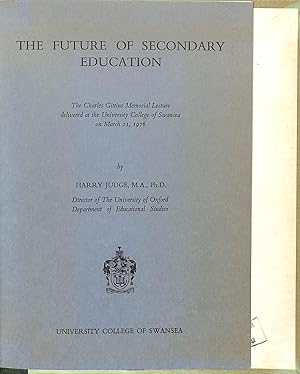 Imagen del vendedor de The Future of Secondary Education a la venta por WeBuyBooks