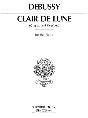 Bild des Verkufers fr DEBUSSY - Claro de Luna para Piano zum Verkauf von Mega Music