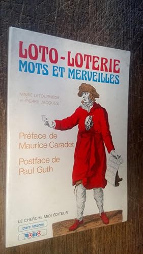 Bild des Verkufers fr Loto Loterie mots et merveilles zum Verkauf von Des livres et vous