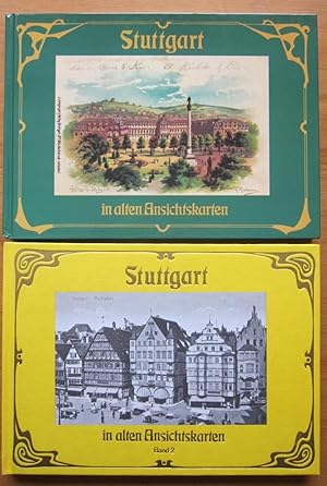 Bild des Verkufers fr Stuttgart in alten Ansichtskarten. zum Verkauf von Antiquariat Roland Ggler