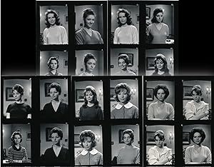 Rue de Paris (6 original contact sheets, French actresses, c. 1959)