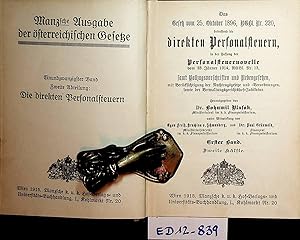 Das Gesetz vom 25. Oktober 1896, RGBl. Nr 220, betreffend die direkten Personalsteuern, in der Fa...