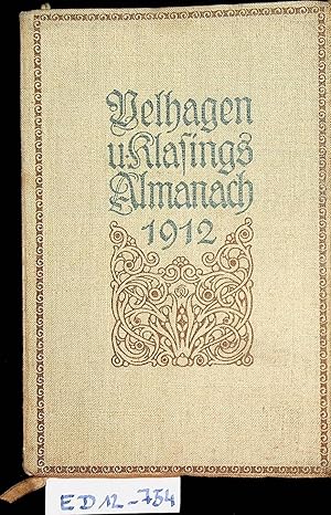 Velhagen & Klasings Almanach 4. Jahrgang 1912.