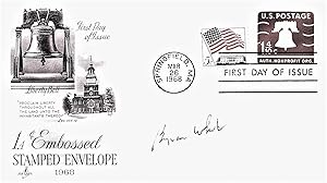 FIRST DAY COVER AUTOGRAPHED BY BYRON WHITE