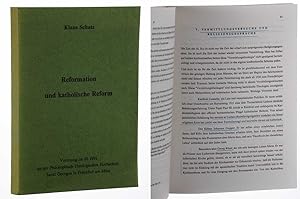 Imagen del vendedor de Reformation und katholische Reform. Vorlesung im SS 1991 an der Phil.-Theol. Hochschule Sankt Georgen in Frankfurt am Main. Als Manuskript gedruckt. a la venta por Antiquariat Lehmann-Dronke