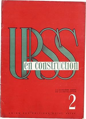 URSS en Construction (USSR in Construction). 1932, no.2