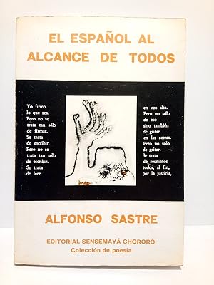 Bild des Verkufers fr El espaol al alcance de todos (Poemas 1942 -1971) zum Verkauf von Librera Miguel Miranda