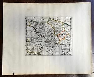 Tusciae et Umbriae Accurata Delineatio. Theatrum geographique Europae veteris. Carte de la Tuscie...