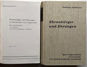 Imagen del vendedor de Ehrenbrger und Ehrungen in Geschichte und Gegenwart. a la venta por Antiquariat Lohmann