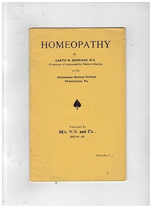 Seller image for HOMEOPATHY for sale by Jim Hodgson Books
