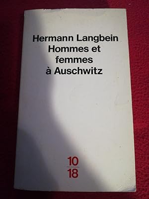 Seller image for HOMMES ET FEMMES A AUSCHWITZ for sale by LE BOUQUINISTE