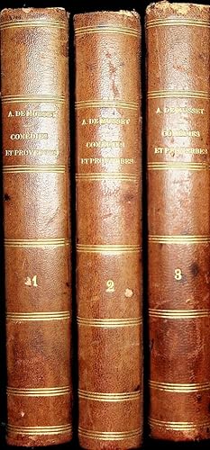 Comédies et Proverbes. (3 tomes) (= Oeuvres Complètes d'Alfred de Musset)