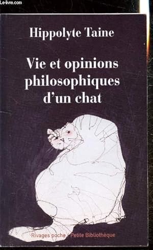 Seller image for Vie et opinions philosophiques d'un chat for sale by Le-Livre