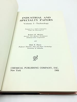 Seller image for Industrial and Specialty Papers Volume I: Technology for sale by Shadyside Books