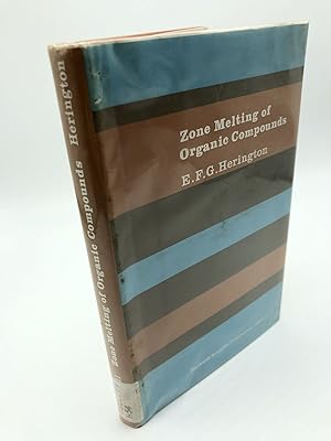 Image du vendeur pour Zone Melting of Organic Compounds mis en vente par Shadyside Books