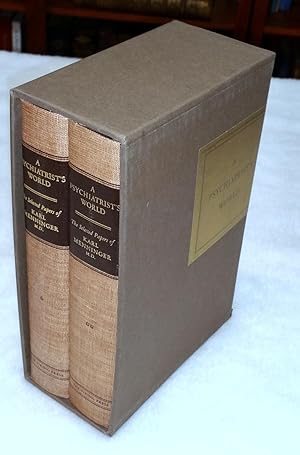 Image du vendeur pour A Psychiatrist's World: The Selected Papers of Karl Menninger, M.D. (Two Volumes) mis en vente par Lloyd Zimmer, Books and Maps