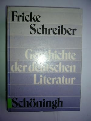 Bild des Verkufers fr Geschichte der Deutschen Literatur zum Verkauf von Antiquariat im Kaiserviertel | Wimbauer Buchversand