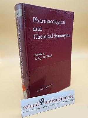 Bild des Verkufers fr Pharmacological and Chemical Synonyms zum Verkauf von Roland Antiquariat UG haftungsbeschrnkt